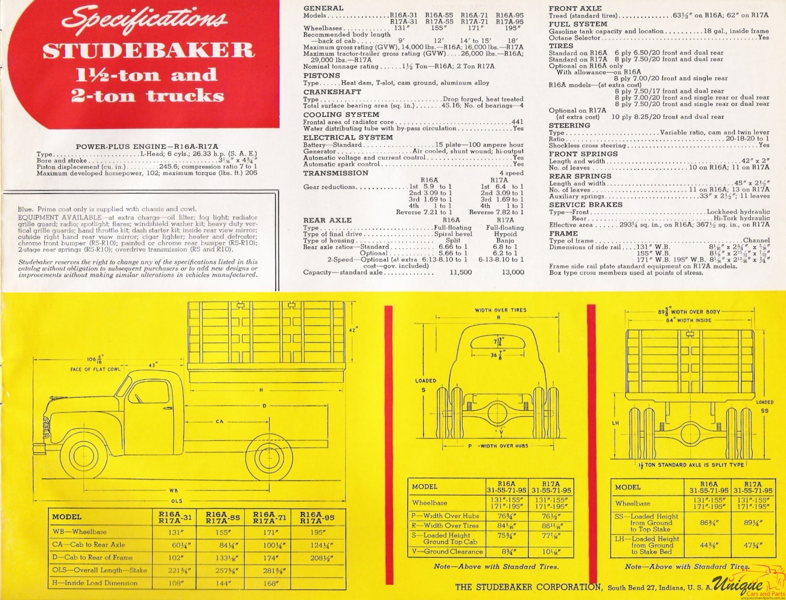 1950 Studebaker Trucks Brochure Page 15